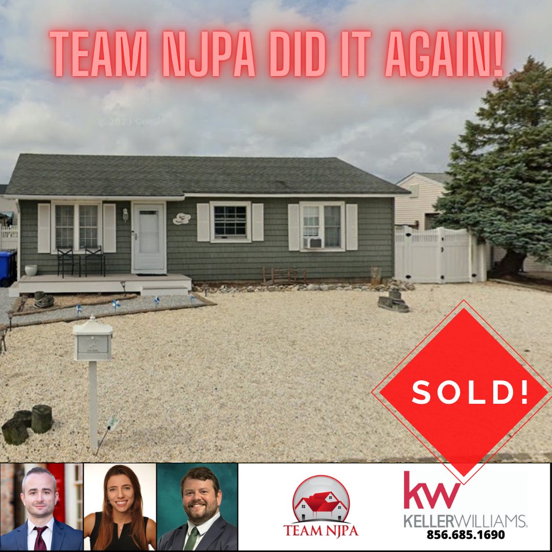 TeamNJPA's tweet photo. ✨🏡JUST SOLD! Huge congratulations to our friends for purchasing this beautiful and fully updated 3 bedroom, 1 bathroom home in Manahawkin on the water with new vinyl bulkhead and docks! We're so happy for you! 🌊 https://t.co/PvwqC0tWYj