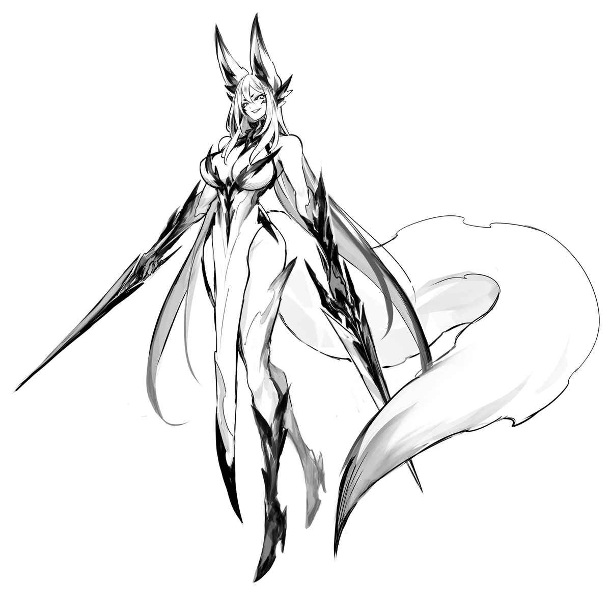Xro22Am's tweet photo. OC Kitsune https://t.co/o6eFPQYniY