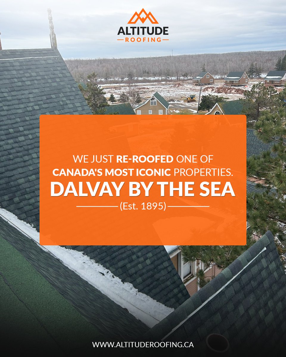 AltitudeRoofNB's tweet image. A project we are proud of.
We had the opportunity to re-roof one of Canada’s most iconic properties — Dalvay by the Sea. 

#DalvayByTheSea #RoofingExperts #FrederictonRoofing #NewBrunswickBusiness #RoofReplacement #HeritageBuilding #RoofingContractor