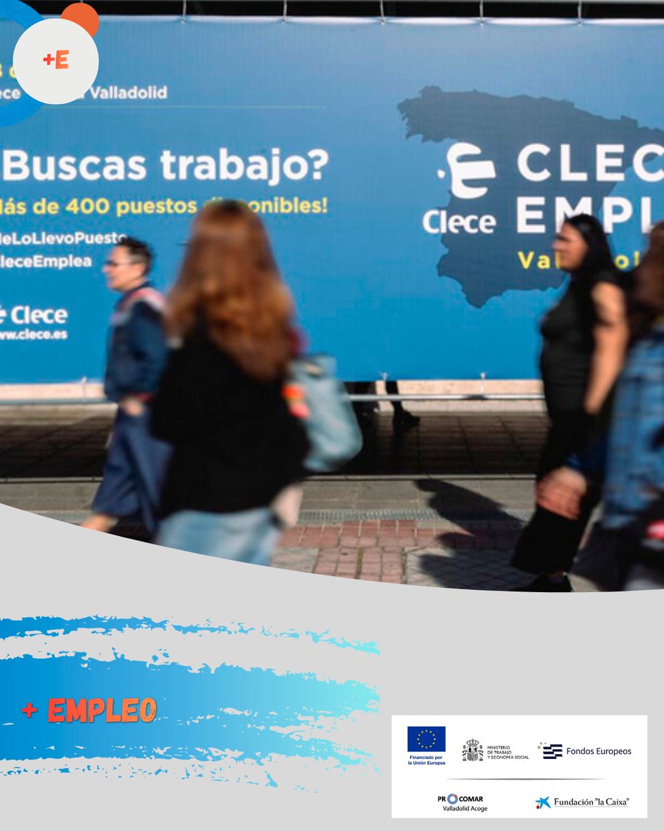 ProcomarVLL's tweet photo. Gracias a la colaboración con @Clece_  , nuestras participantes del programa #MasEmpleo han 
podido ir a la #FeriaDeEmpleo en la @feriavalladolid
Para ellas, este tipo de oportunidades significa abrir una puerta a la autonomía  Hemos colaborado con @FundlaCaixa @empleogob y #fse https://t.co/LnClSampqf