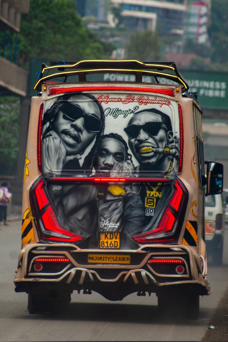 urban_wheezc's tweet photo. VERSACE ๐ฅ๐
KDV 816D representing 125 Rongai in pure luxury.
MAJORITY LEADER on the streets.
Sule Pon De Wheel controlling the machine ๐ฎโ๐จ๐
#obungajr #NganyaCulture #MatatuLifestyle #NairobiStreets #MatatuCulture https://t.co/tKr5jxicI2