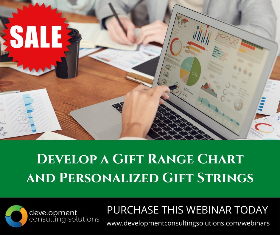 RobinCabralCFRE's tweet image. Develop a Gift Range Chart and Personalized Gift Strings

Purchase this webinar today: developmentconsultingsolutions.com/webinars

#coaching #nonprofit #fundraising #fundraisingideas #charity