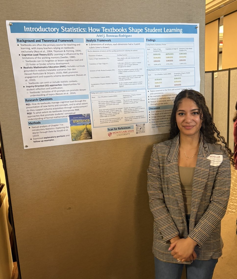 Montclair State Department of Mathematics tweet media