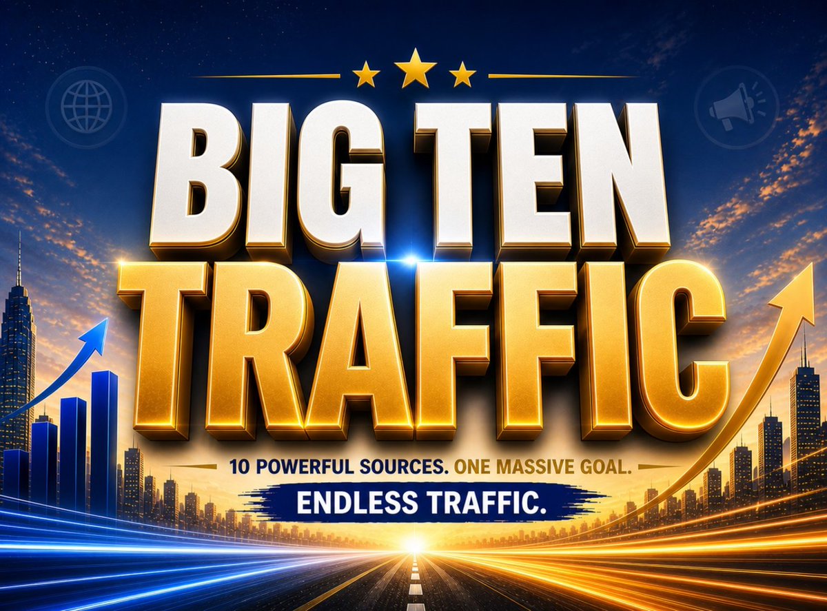 deacon_adrian's tweet photo. Struggling to get traffic? 🚫
The Big Ten Traffic method isn’t magic…
It’s stacking simple strategies that build over time.
No shortcuts. Just consistency. 🔁
👉 https://t.co/pC41TrMDlw
#AffiliateMarketing #TrafficGeneration #MakeMoneyOnline #SideHustle #DigitalMarketing https://t.co/YGuE48KQlU