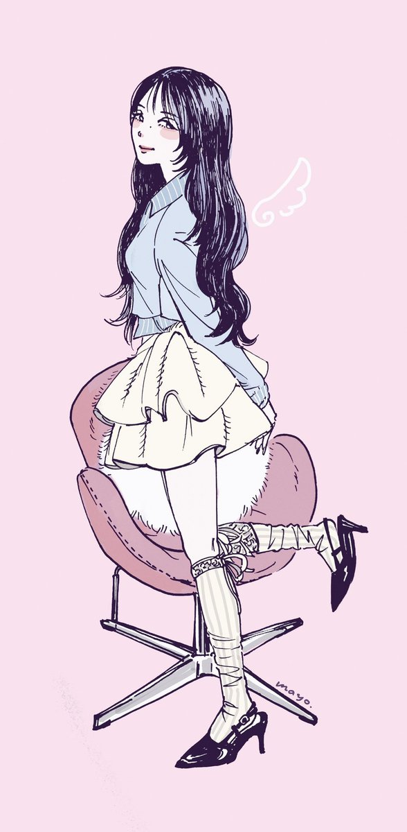 mayo11127925's tweet photo. 淡いカラーが似合うね🪽🍑🪞
#NiziUfanart #MAYA https://t.co/Vm1J1x00Tr