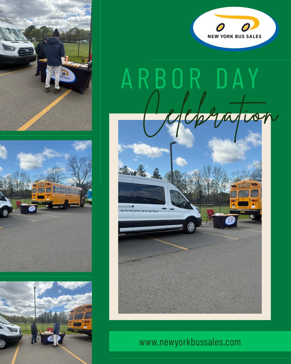 nybussales's tweet image. Celebrating a greener future at Penfield’s Arbor Day Celebration &amp;amp; EV Show🌱⚡ Proud to showcase electric solutions that help drive cleaner, more sustainable communities.

#evbus #event #electric #driveelectric #nybs