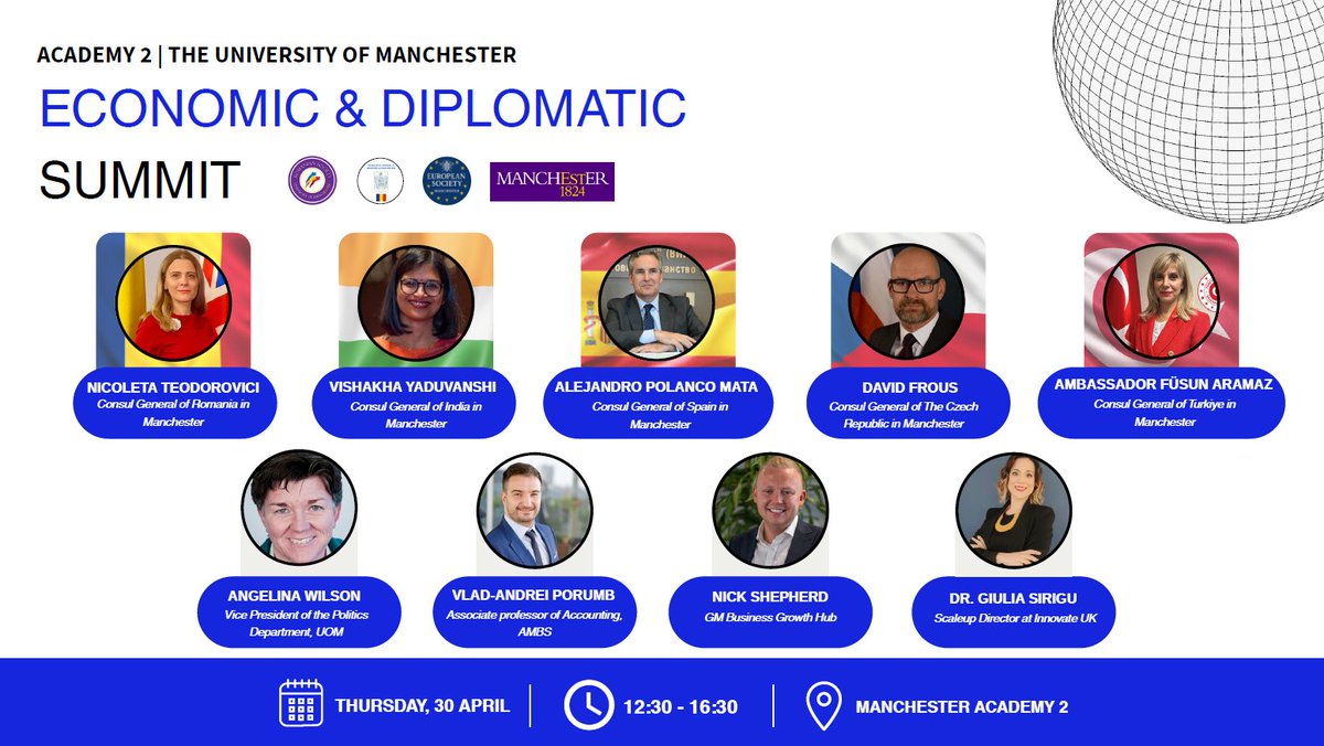 CGROManchester's tweet image. 🔷 Academic 📚 Diplomatic 🌍 &amp;amp; Business 💼 Summit - #Networking &amp;amp; #ThankYou 
We extend our sincere 🙏 to all speakers, partners, and participants who contributed to an event defined by substance, openness, and genuine dialogue. Full info: linkedin.com/posts/consulat…