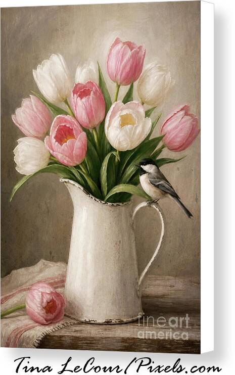 TinaLeCour's tweet image. Tulips And Chickadees...Available here...tina-lecour.pixels.com/featured/tulip…

#flowers #flower #SpringVibes #BirdsSeenIn2026 #wallart