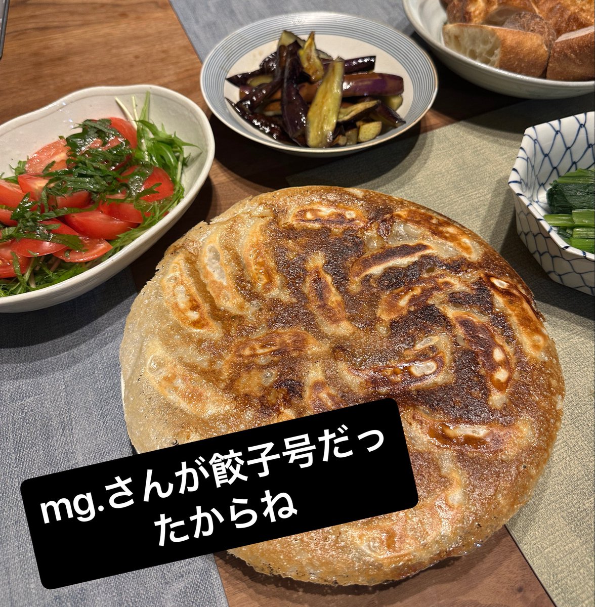 餃子の口にまんまとなったので餃子にした。大阪王将の冷凍餃子だよ！