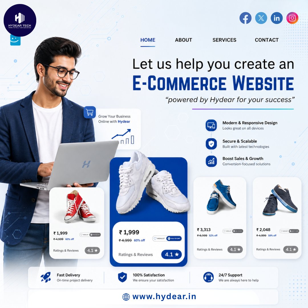 hydear_official's tweet image. Hydear ke saath apna ecommerce store launch karo 🚀 Fast growth, modern design aur secure platform 💻✨ 

#ecommerce #webdesign #digitalgrowth #startup