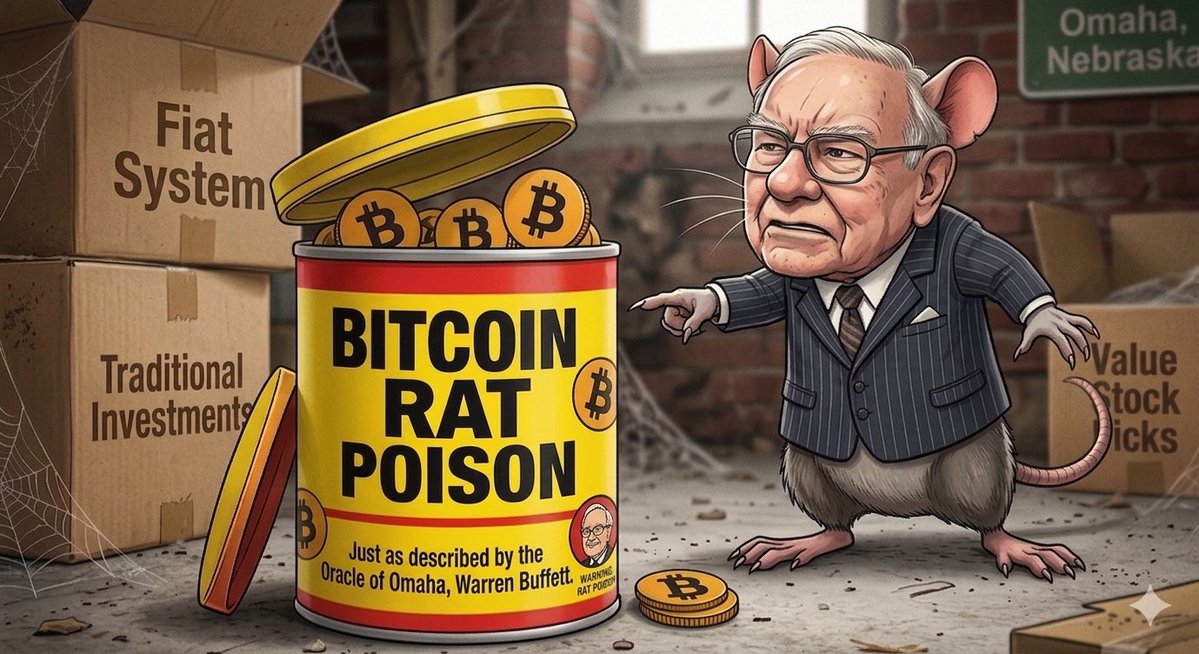 Warren Buffett famously said about Bitcoin, “Probably rat poison squared."

If Bitcoin is rat poison, then Warren Buffett is one of the large city rats that benefited tremendously from the fiat system.
