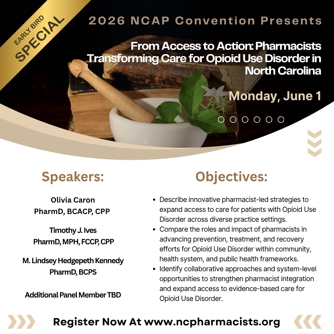 NC Association of Pharmacists tweet media