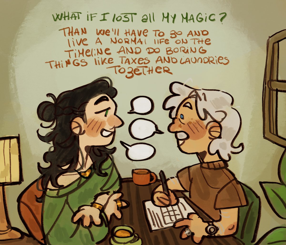 Astvrall's tweet photo. “What if “ mini-comic 3/3
#lokius https://t.co/ihvgw7gshm