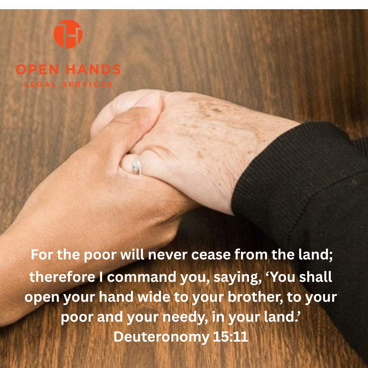 openhandslegal's tweet image. Why we do what we do: our work is rooted in Scripture — loving God, loving people, and living out our faith in practical ways.  #FaithinAction #Compassion