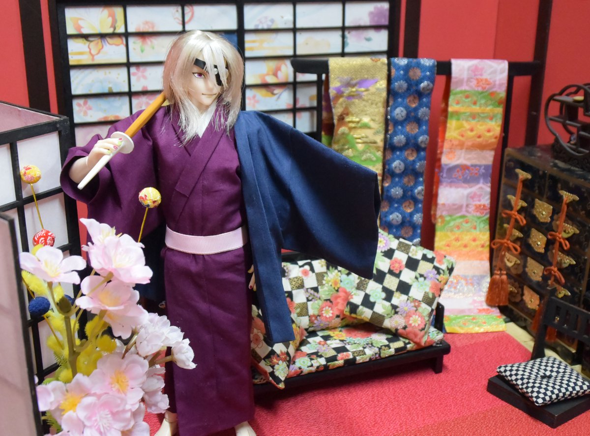花魁というセット、ド派手で最高でした✨✨
＃ミニチュアスタジオ