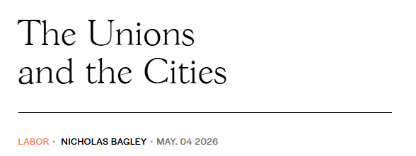 nicholas_bagley's tweet photo. "Why not limit public-sector unions to negotiating over wages?"

It's another installment of my quixotic attempt to confront some of the core core political challenges to the delivery of effective public services.

(links below) https://t.co/RWiQctZ0fz