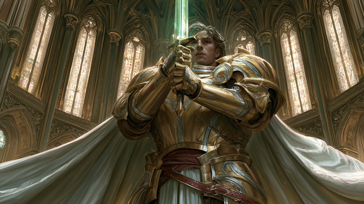 gurniaiart's tweet image. Paladin   
#AIArt #AIイラスト #fantasy #midjourney #paladin #aiGallery