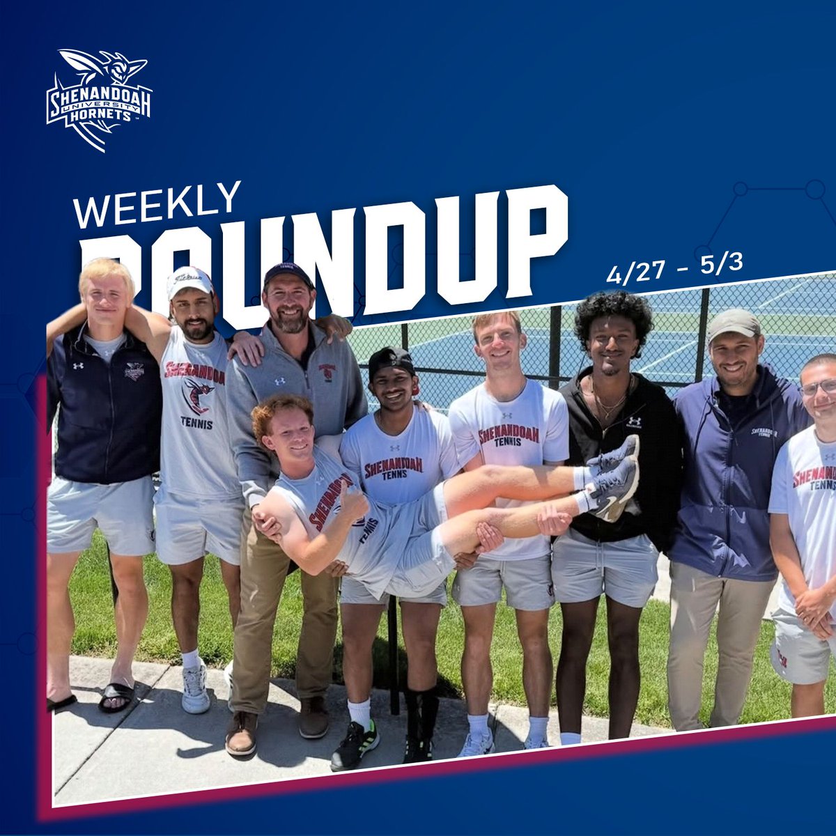 SUHornets's tweet photo. Our final roundup of the 2025-26 season!!

#GoSUHornets #ODAC https://t.co/Ab1bZSmuKm