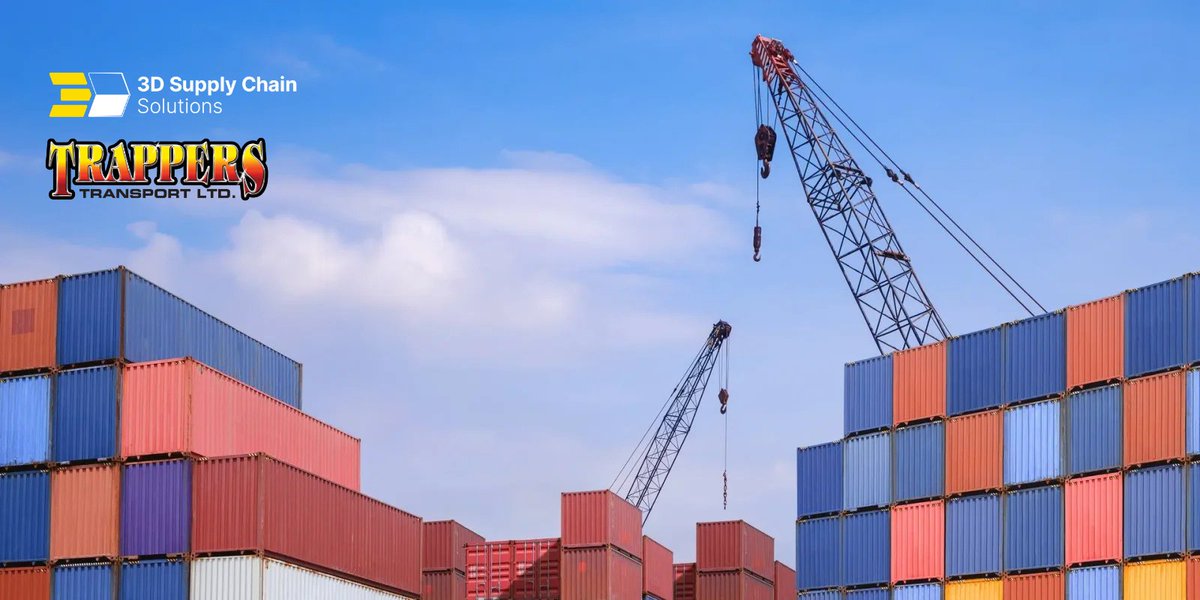 TrappersTransp's tweet photo. Interested in our freight forwarding services? Through 3D Supply Chain Solutions, we provide integrated logistics solutions that connect global shipping with reliable North American distribution.

We ensure your freight moves efficiently, with the visibility &amp; control you need. https://t.co/UzV7etpEhl