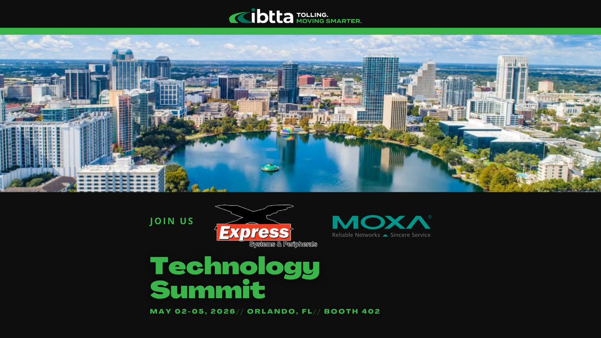 ESPIncorporated's tweet image. We’ll be attending the IBTTA Technology Summit this week! 🚀

Join us and @MoxaInc as we connect, explore the latest innovations in transportation technology, and engage with industry leaders shaping the future.

Come see us at Booth 402

#IBTTA #TechSummit #Transportation