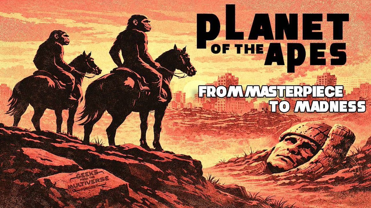 gftmpodcast's tweet image. Planet of the Apes:
Masterpiece ➡️ Madness ➡️ Somehow fixed itself

We’re talking ALL of it. 🐵🔥

#GFTMPodcast #NewEpisode #SciFi #Movies #PlanetOfTheApes #GeekCulture

👉 Listen now: geeksfromthemultiverse.com