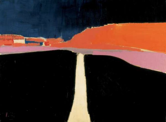 La Route d'Uzès 
Nicolas de Staël - 1954