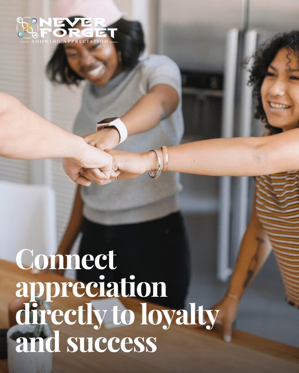 Raymond22816940's tweet image. Appreciation is a strategic tool. Connect recognition with retention and trust goals to build loyalty and boost success. #EmployeeAppreciation #Corporategifting #COMPANYCULTURE #ClientAppreciation #EmployeeRetention