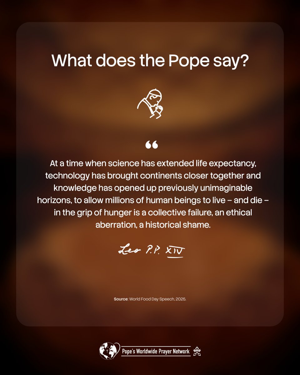 clicktopray_en's tweet photo. Pray together, change the world.❤️🌍
#QualityFood #FoodForEveryone #NoToWaste
#ClickToPray #PopesPrayerNetwork #PrayTogether https://t.co/wZpE8xCkeD