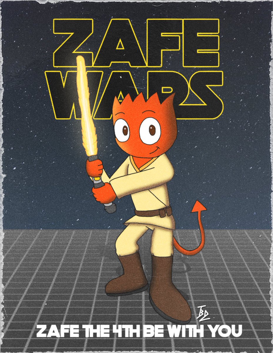 Doratom2's tweet photo. Happy May 4th Day. Zafe the 4th be with you!
#ZafeAdventures #zafe #zafegame #oc #art #indiegame #platformer #StarWars #Maythe4thBeWithYou #May4th #StarWarsDay https://t.co/f68eFA7UIE