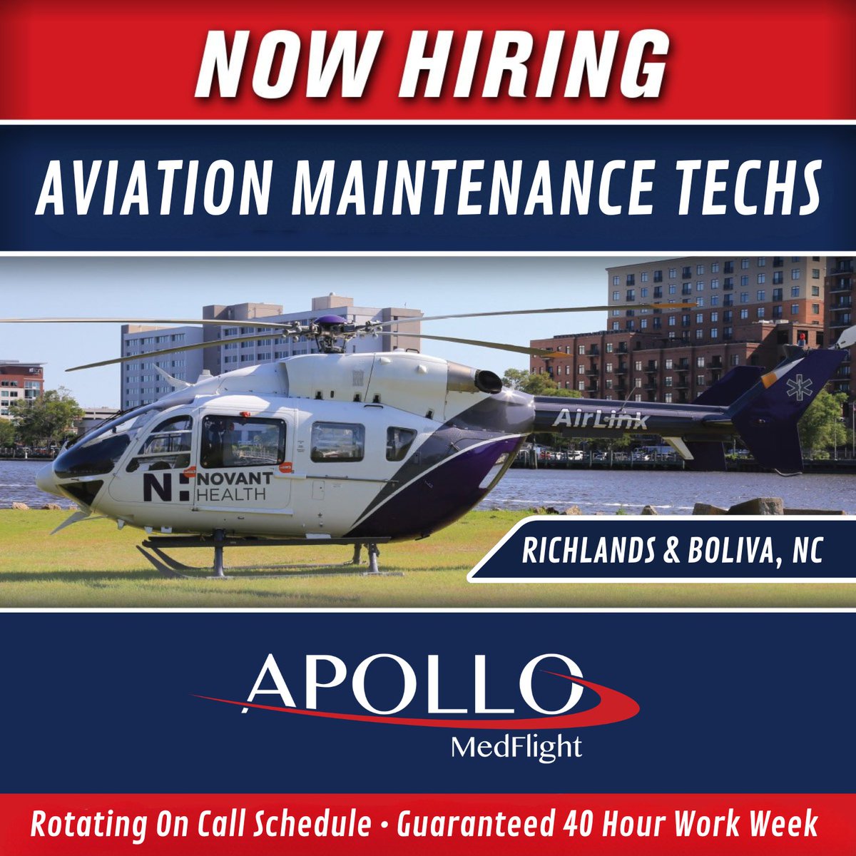 ApolloMedFlight's tweet photo. We’re looking for skilled Aviation Maintenance Technicians ready to make a true impact. Come be part of something meaningful while enjoying one of the most beautiful and diverse regions in the Country. Learn more or apply today at https://t.co/Sb2A8jYv6L. https://t.co/MuxF1usvgR