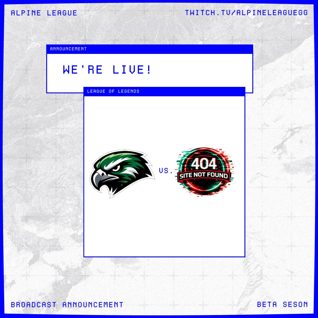 alpineleaguegg's tweet photo. Round 5 is live, LarryBirdGang take on 404! 👀

On the mic: @Allisrem &amp; @Frixxum 🎙️

Watch it unfold 👉 https://t.co/sIHHTi9Oqd https://t.co/0p488UHypW