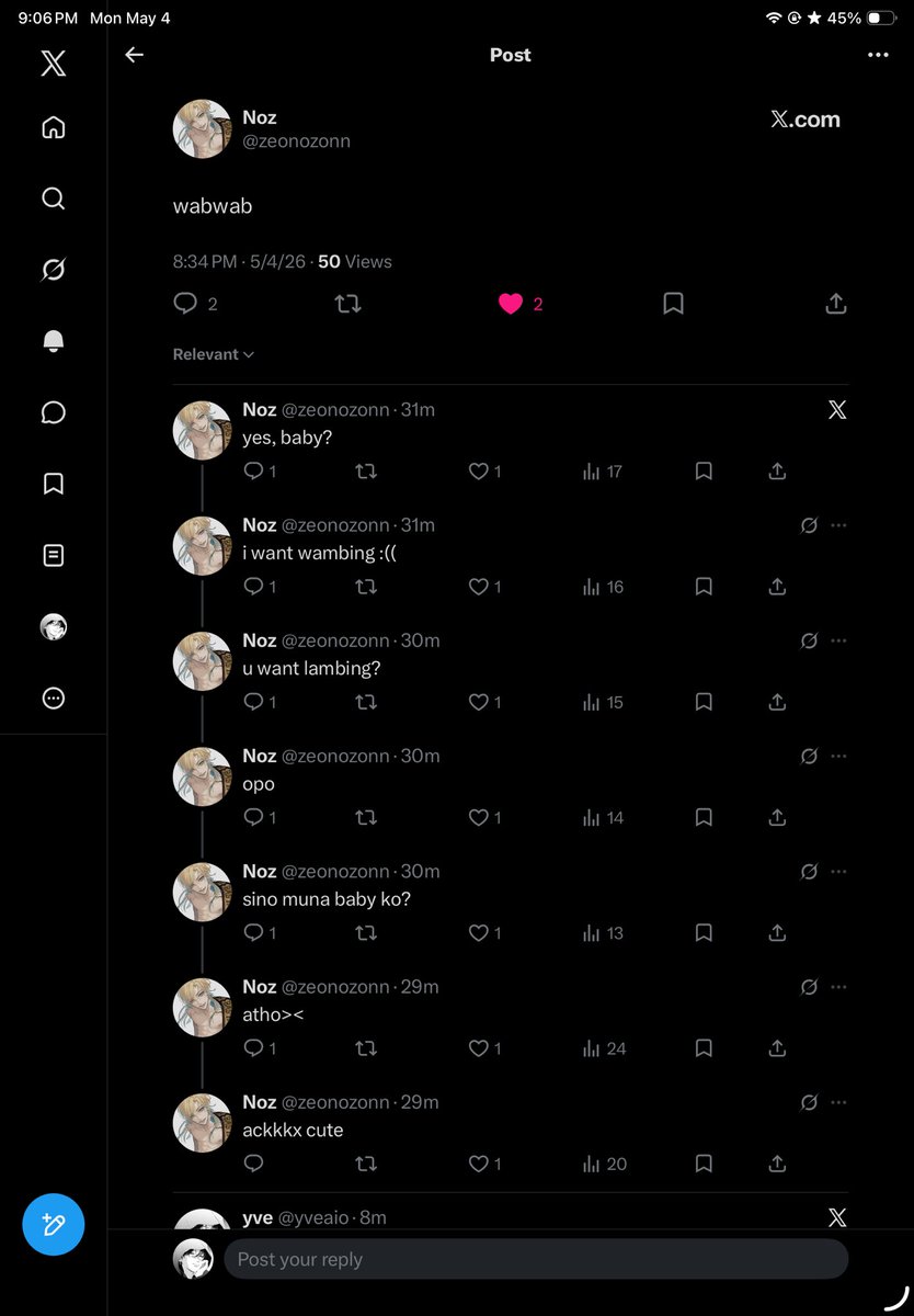 yve tweet media