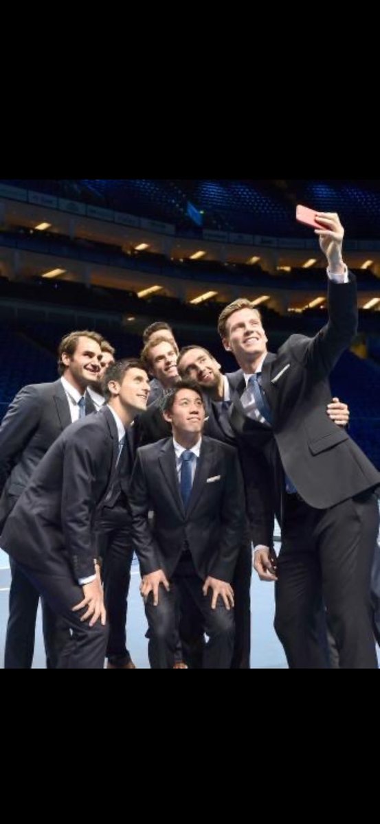 wasYamaguchi's tweet image. ATPツアー ファイナル
ATPランキング　上位8人
2014年の集合写真です
錚々たる顔ぶれです
　
錦織圭選手ヒストリー
#錦織圭　#wilsontennis
#ウイルソンテニス