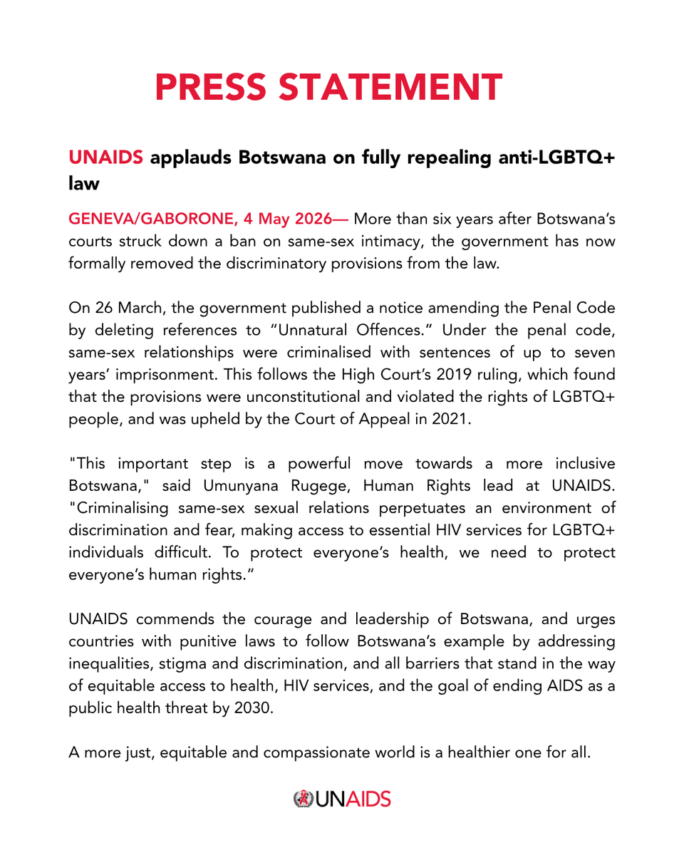 UNAIDS Global tweet media