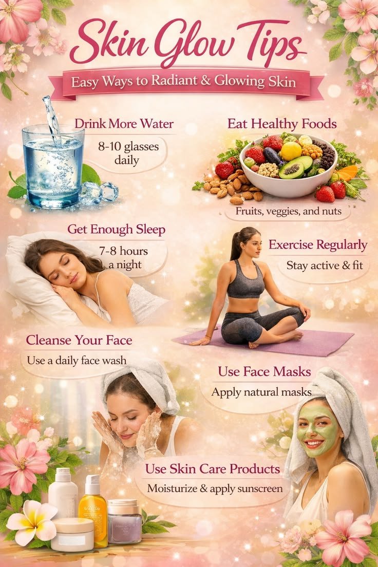 Her_Pink_World's tweet image. Your daily glow-up checklist is here! ✨💖
​Drink water, eat your greens, get your rest, and don’t forget the SPF! It’s really that simple. Who else is hitting their 8-glass water goal today? 🙋‍♀️
​
​#SkincareTips #GlowingSkin #SelfCareDaily #HealthyHabits