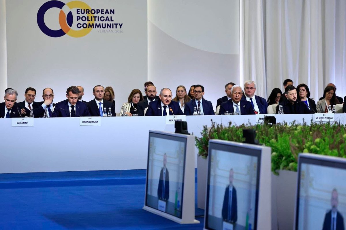 armembargentina's tweet photo. En Ereván se celebró la ceremonia oficial de apertura de la octava cumbre de la Comunidad Política Europea.

@EPCArmenia https://t.co/QxVEDu1wBn