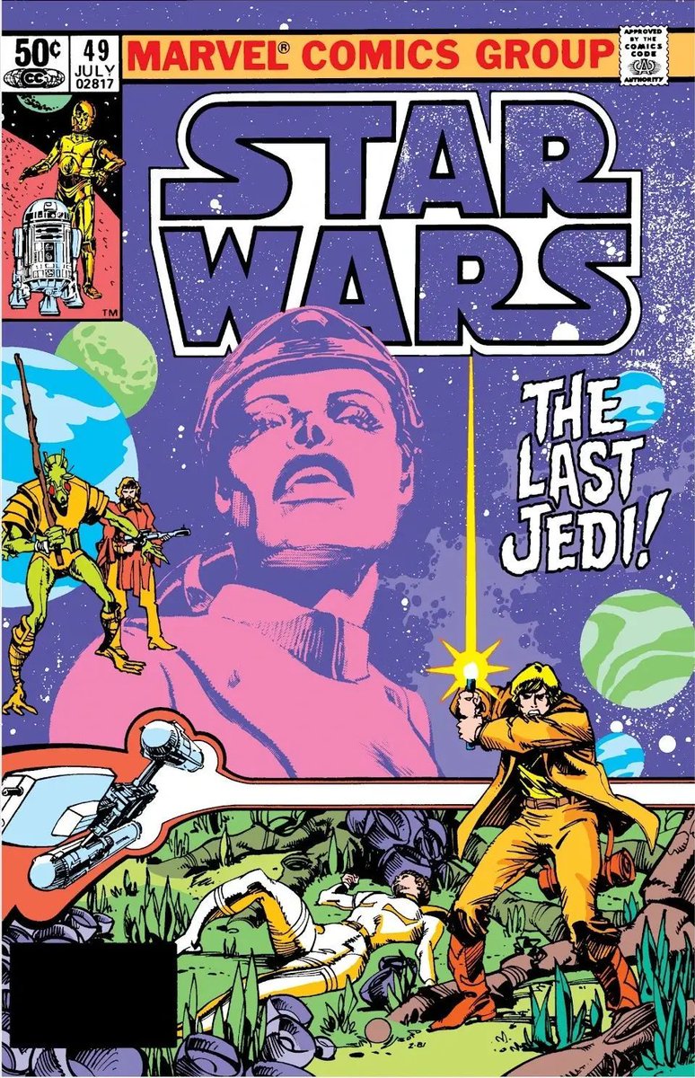 New MARVEL STAR WARS: FROM EMPIRE TO JEDI podcast! Join Rob Kelly &amp; Shag as they explore Marvel #StarWars #49 (1981) and witness the beginning of Walt Simonson &amp; Tom Palmer’s legendary run!

fireandwaterpodcast.com/podcast/swe2j-…
#StarWarsPodcast #StarWarsComics #MayThe4thBeWithYou #StarWarsDay