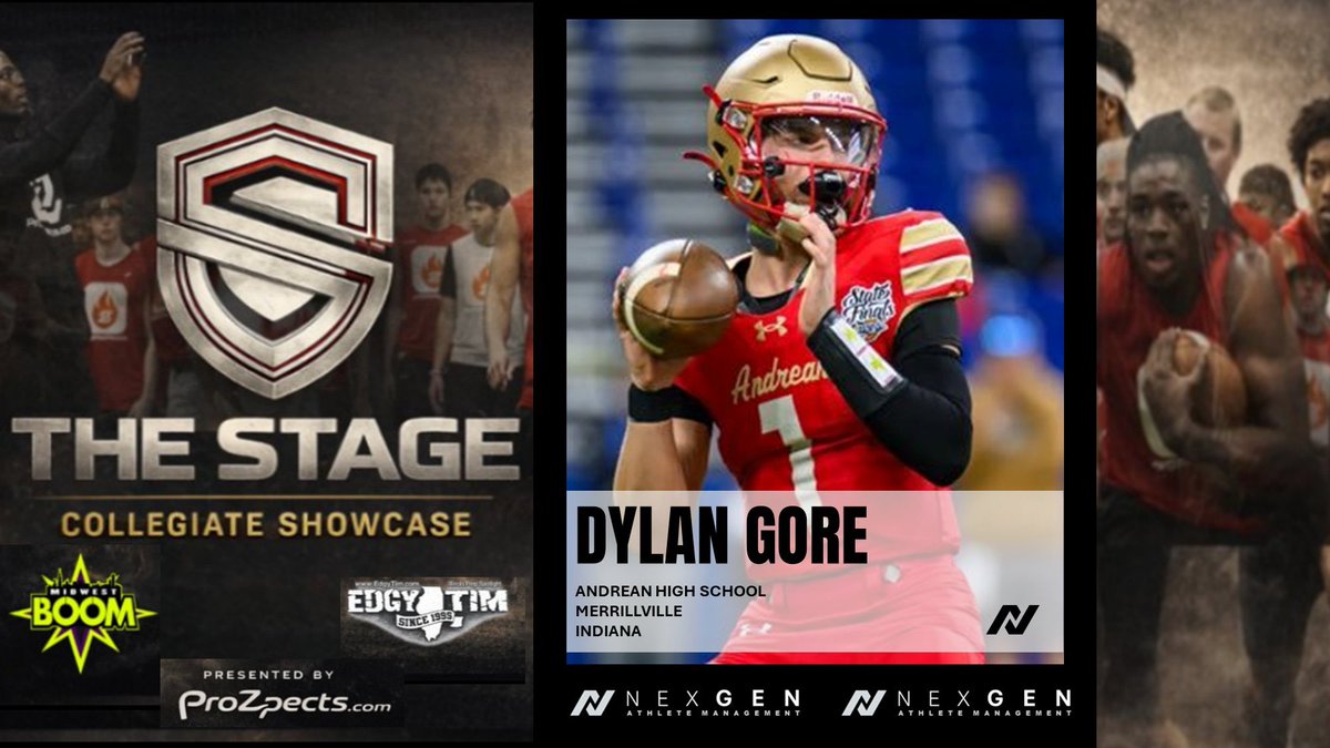 dylangoreqb's tweet photo. Excited to be competing at The Stage Showcase tomorrow at @Dupage_Football 
@EDGYTIM @BOOMfootball @ProzpectsFB 

@QB_Era_  @FootballAndrean @petemonger @dacoachmohuddle @IndianaPreps @ChadSimmons_ @Bryan_Ault @AllenTrieu @247Sports @PrepRedzoneIN @QBCoachPreston @dchendrix @FFBallAllDay @NexGenbyApex @IndHSFootball @sixstarfootball