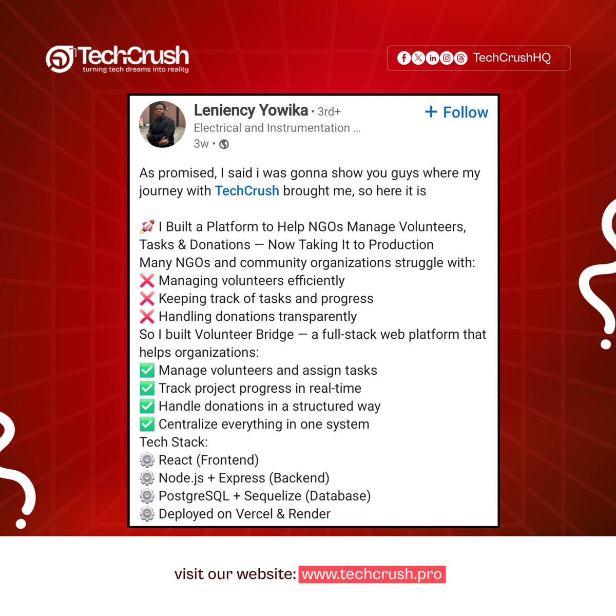 TechCrush.pro tweet media