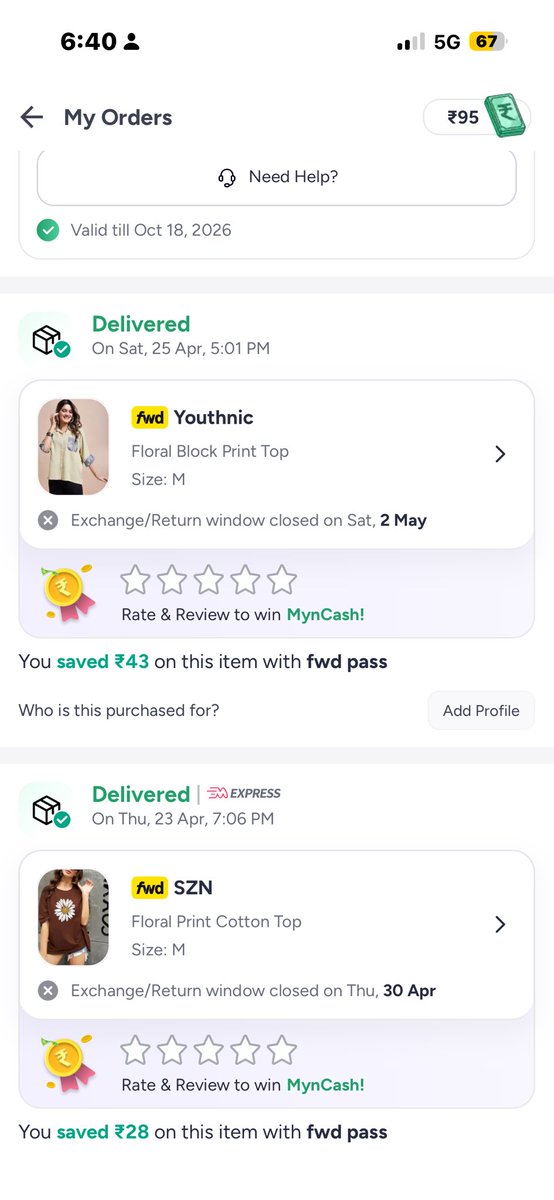 ladduu143's tweet image. 10 din se kuch order ni kiya to  zindgi khali khali lag rhi hai😭🤣

#myntra