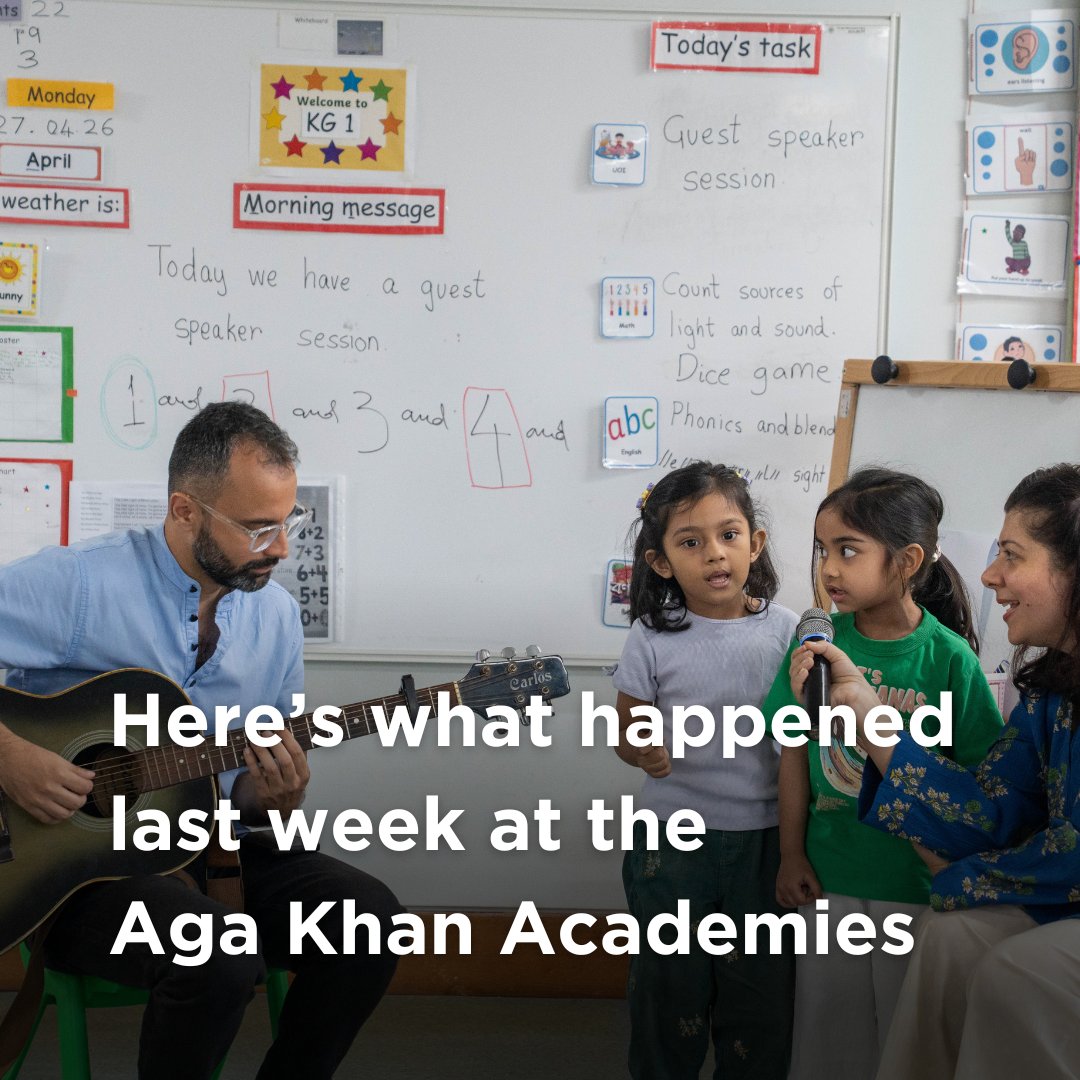 AKAcademies's tweet photo. May is here, and so is your #AKAWeeklyRecap!

Cover photo: KG1 students at #AKADhaka enjoyed a session with writer and editor Mr Naushad Husein, who demonstrated the concepts of light and sound through music. 🎶✨

#AgaKhanSchools #ExcellenceInEducation #MondayMotivation @akdn https://t.co/8Onge6uGNn