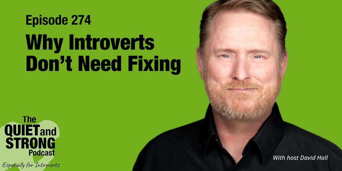quietandstrong's tweet image. Ever felt pressured to change who you are just to fit into a world that celebrates extroversion? In ep274 we explore why #introverts don’t need fixing—and how embracing your authentic self can lead to greater confidence, happiness, and success. QuietandStrong.com/274 #introvert