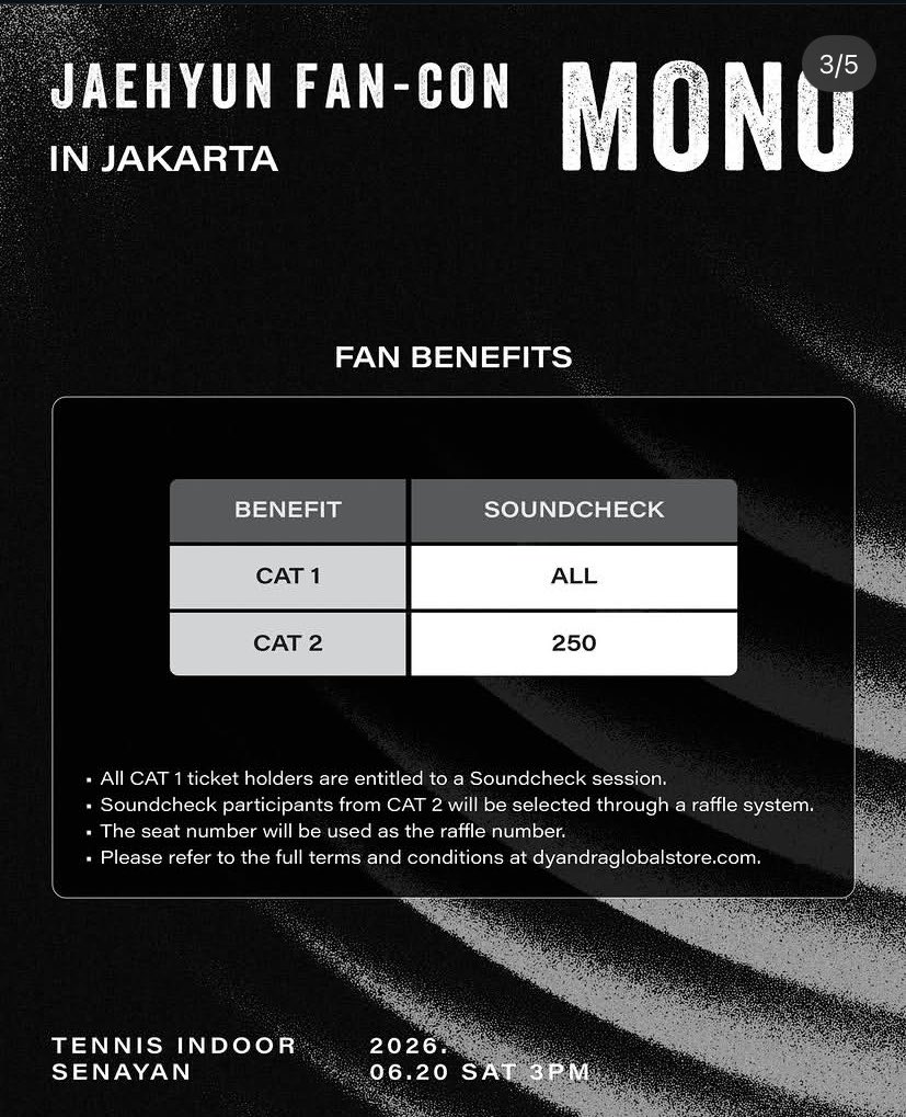jayatikID's tweet photo. [OPEN TICKETING SERVICE / JASTIP WAR TICKET]

Jaehyun Fan-con “Mono” in JKT

💸 Fee: 
• Cat1 350K/Tix
• ⁠Cat2 300K/Tix
• ⁠Cat3-Cat4 250K/Tix
• ⁠Cat5-Cat6 200K/Tix

🍪 Personal Account/Our Data
💵 Self payment
💖 10000% trusted♡
🍀 fee dibayar after secure tix https://t.co/VjSBZcAyKy