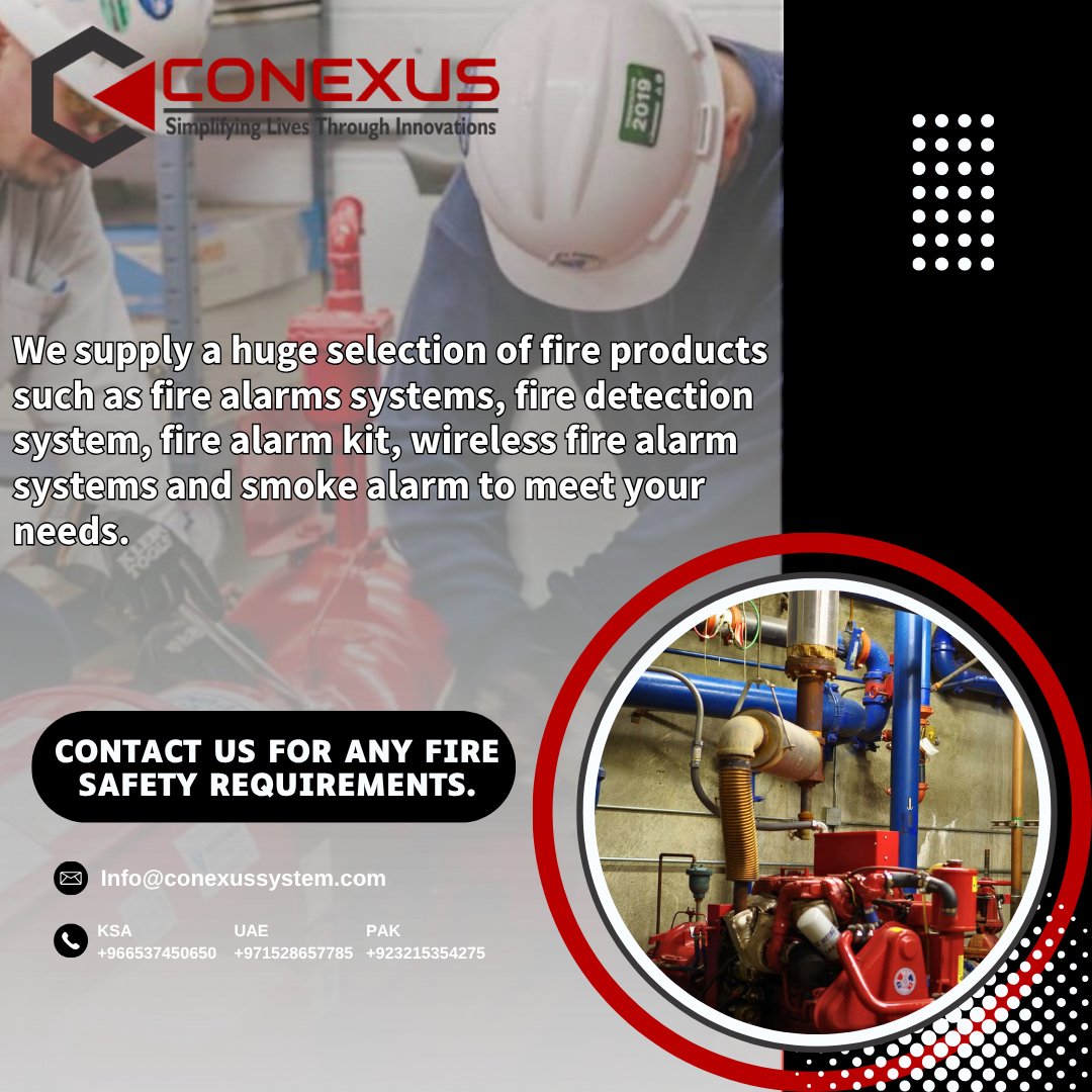ConexusE's tweet image. #Conexus #FireFighting #GasExtinguishingSystems #SmokeSystem #FireSystem #FireProtection #FireSafety #FireAlarmsystem #FireAlarm #Securitysystem #Alarm #Protection #Fire #Fireprotection #Firefighter #Firesolution #Maintenance #Companyalarm #Alarmsproducts #Fireextiguisher