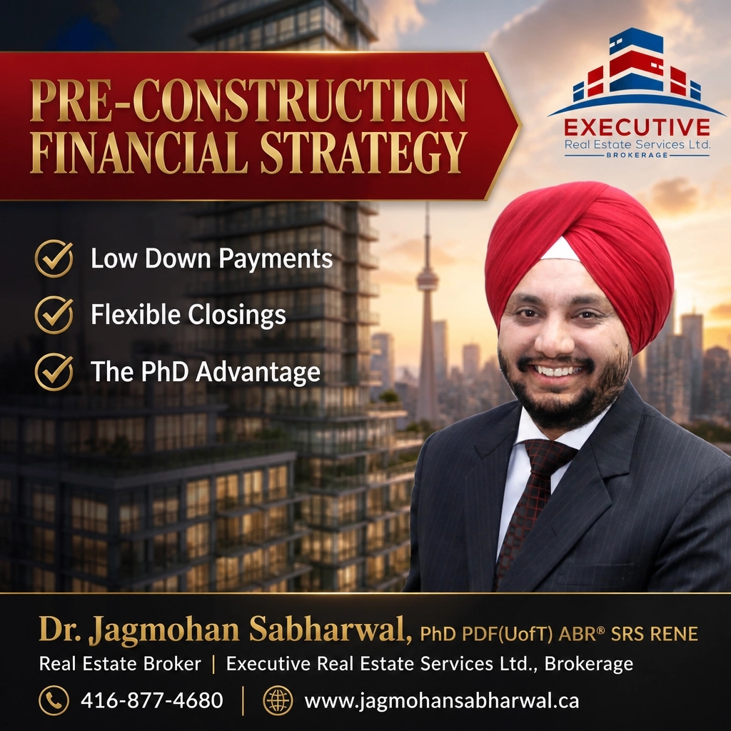 JAGMOHAN_SINGH's tweet image. 🚀 GTA Pre-Con! PhD Advantage &amp;amp; One-Stop Solution.
Dr. Jagmohan Sabharwal, PhD PDF(UofT) ABR® SRS *RENE
Real Estate Broker
Executive Real Estate Services Ltd., Brokerage
416 877 4680 | jagmohansabharwal.ca
#JagmohanSabharwal #TopRealtor #GTA #Realtor