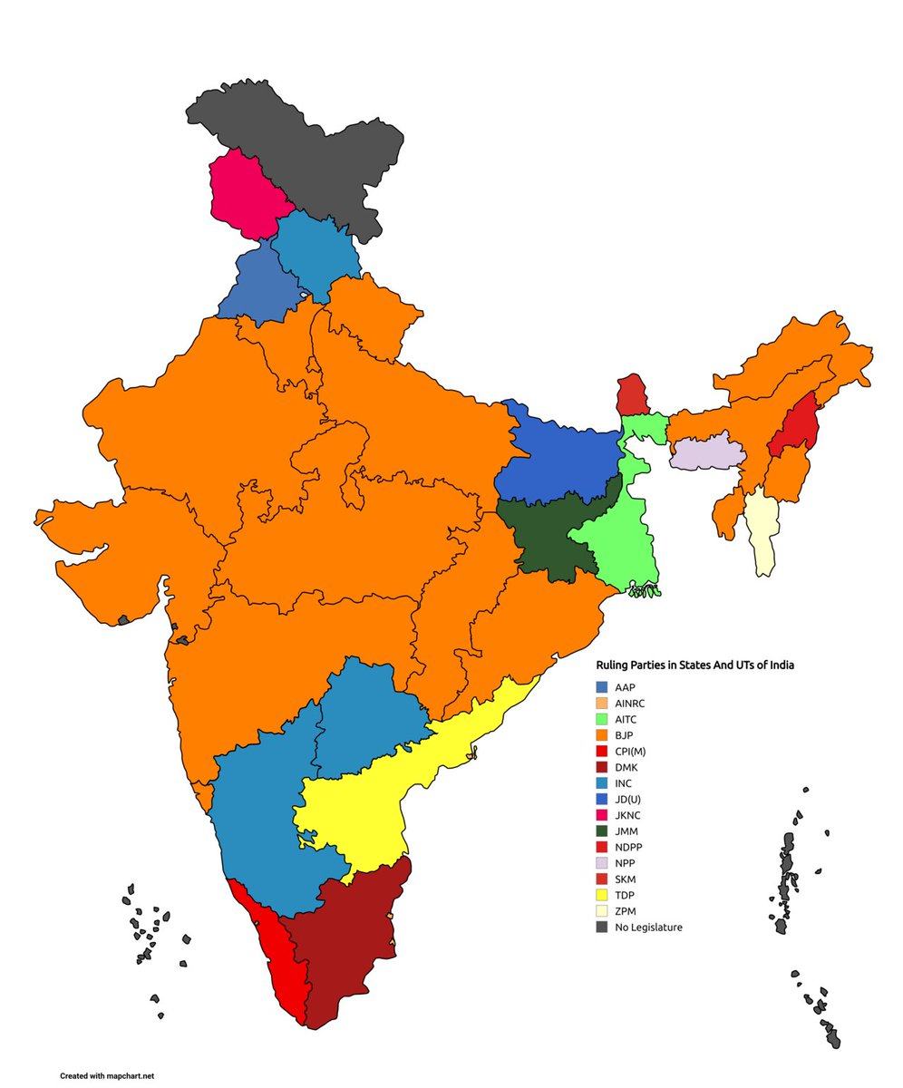 trotskychann's tweet photo. @epppyyy Tamil Nadu is the 7th richest part of India per capita and 5th in HDI.
All the BJP states are significantly lower than the non-BJP stated in both statistics.
Tamil Nadu is the dark red state in the south of India. It is governed by a center-left party.
The BJP is right wing.
😐 https://t.co/a0azEwpFUU
