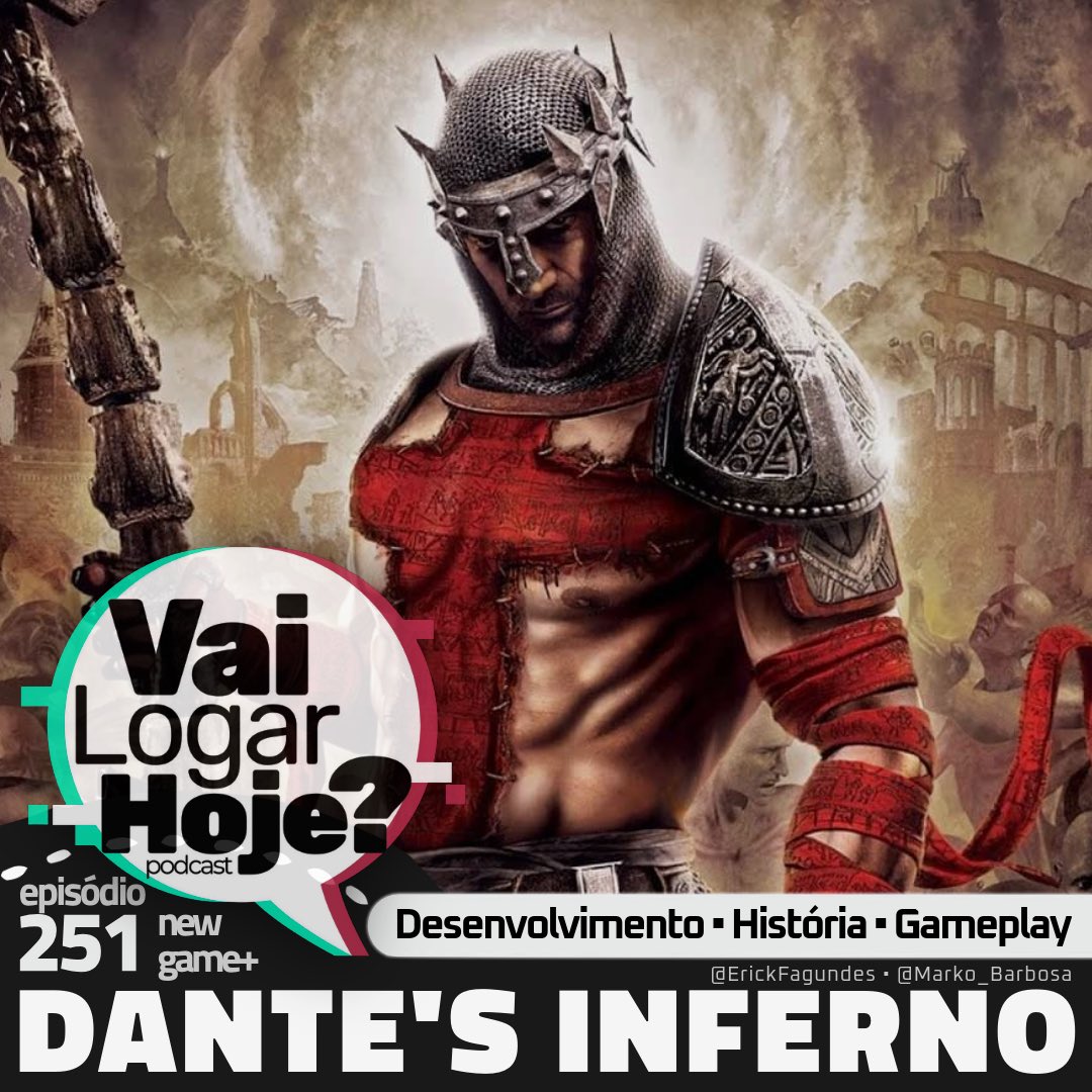 vailogarhoje's tweet photo. Hoje é aniversário do nosso host @Erick_E13 e pra comemorar lançamos um New Game+ do jogo que só ele gosta: Dantes Inferno.

Bora geral ouvir e cantar parabéns!! https://t.co/iRtrsfXUnz