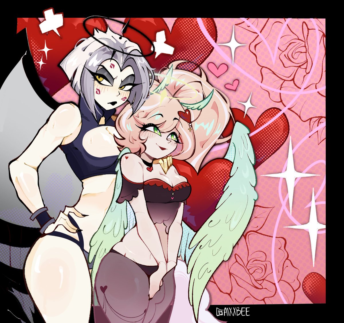 Jes_SicaJerr's tweet image. Gorgeous commission done by @alxxbee_ 💖✨

AYYYYY TYSM again for this amazing piece of my girl with Lute😭😭💘IM LOVING ITTTT!!!!🥹💞💞💞💞

[Art Not By Me]
#HazbinHotelSona #HazbinHotelOC #HazbinHotel #HazbinHotelFanart #Lutica #yumeship #HazbinHotelLute