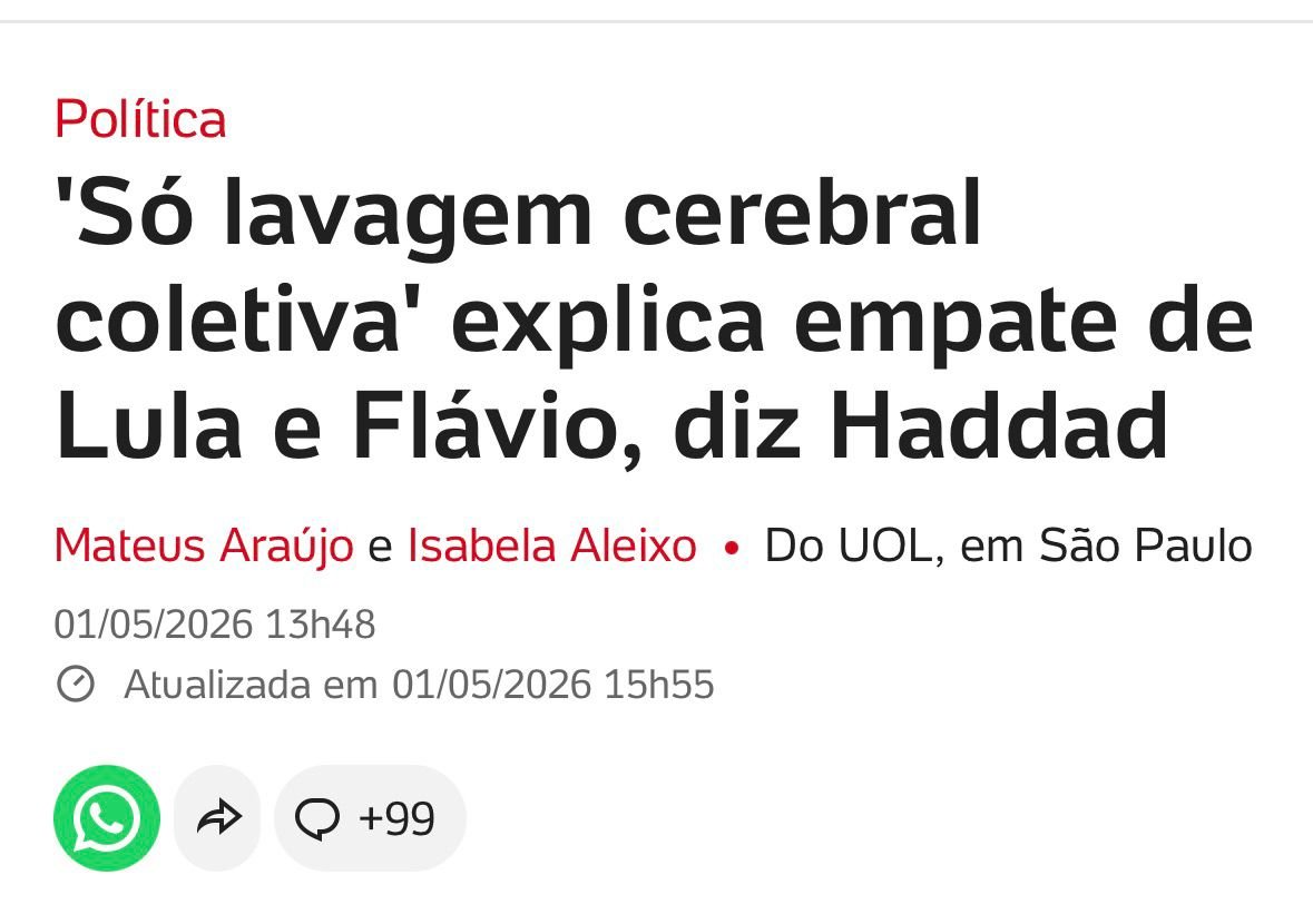 Alberto Carlos Almeida tweet media