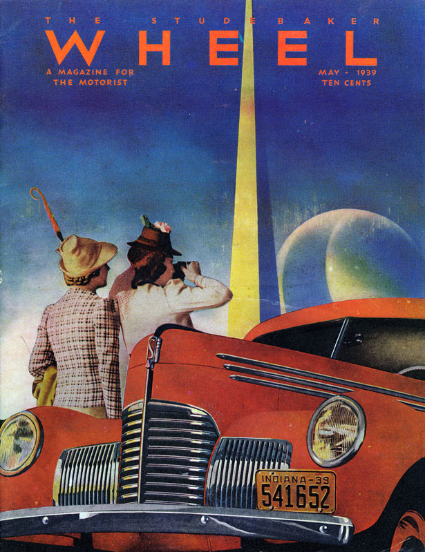 LRonLacy's tweet photo. In #MAY 1939
(Studebaker at the Fair)
Cover of *The Studebaker Wheel* magazine, May 1939
#Studebaker #SouthBend #Indiana #AutomotiveDesign #1939NYWorldsFair #NYWorldsFair1939 #Perisphere #Trylon #womensfashion https://t.co/hoquAcyMe7